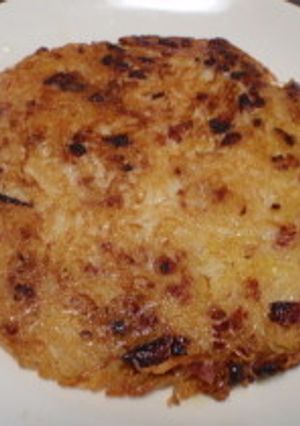 ドライソーセージと粉チーズの焼きそうめん-レシピのメイン写真