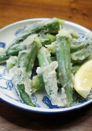 おくらの天ぷら-レシピのメイン写真