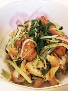 ☆簡単副菜!水菜と練物のお浸し☆-レシピのメイン写真