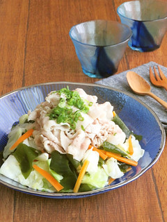 食欲UP☆ねぎ塩風味の豚しゃぶサラダ-レシピのメイン写真