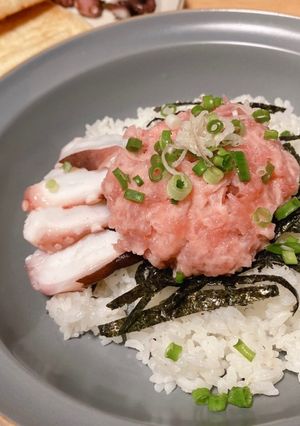 今日はねぎとろ丼-レシピのメイン写真