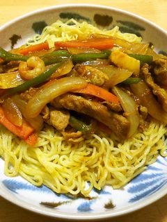 街の味を狙うも◎中華カレー焼きそば-レシピのメイン写真