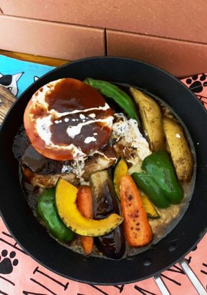 チーズインハンバーグのオーブン焼き♪-レシピのメイン写真