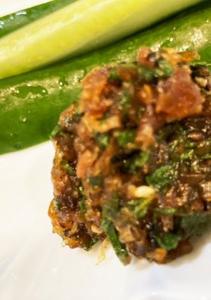 鰹節たっぷり大葉みそ 夏の万能調味料-レシピのメイン写真