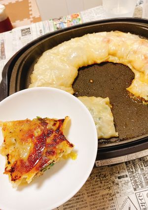 ホットプレートで包まない巨大餃子-レシピのメイン写真
