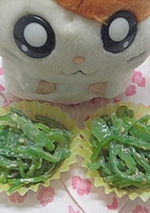 【お弁当】ピーマンのゴマ味噌和え-レシピのメイン写真