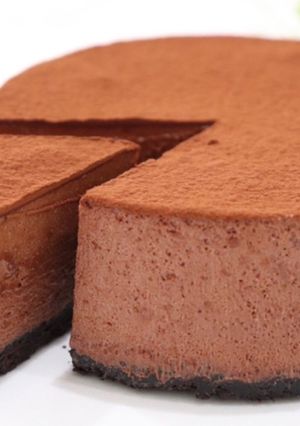 材料4つでオレオ生チョコムースケーキ-レシピのメイン写真