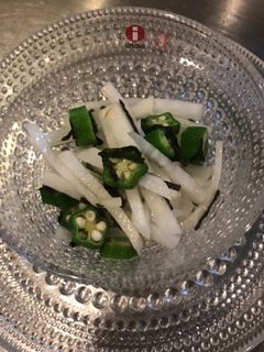おくらと大根の昆布茶あえ-レシピのメイン写真