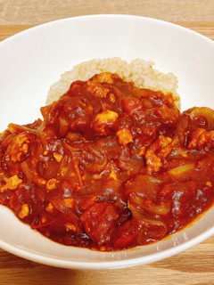 一人暮らしでも食べ切れるトマトカレー-レシピのメイン写真