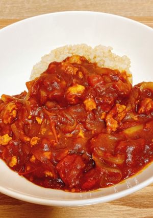 一人暮らしでも食べ切れるトマトカレー-レシピのメイン写真