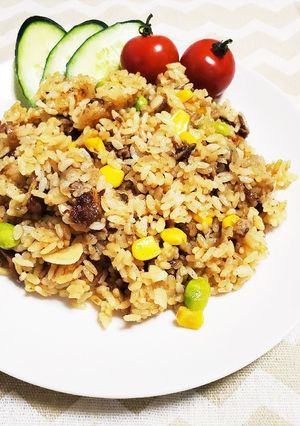 ニンニク香る牛肉のガーリックライス-レシピのメイン写真