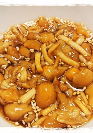 なめこ救済☆なめこのさっぱりポン酢漬け-レシピのメイン写真
