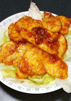 【ふっくら美味しい】鶏むね肉のチリソース-レシピのメイン写真
