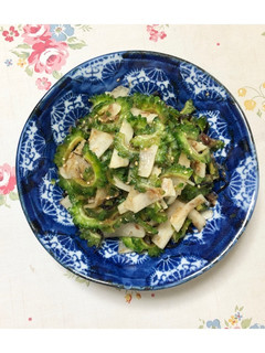 ゴーヤと大根の塩昆布和え-レシピのメイン写真