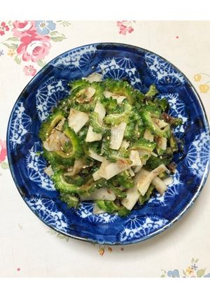 ゴーヤと大根の塩昆布和え-レシピのメイン写真