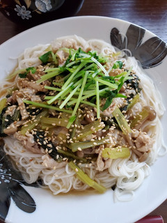 ごま油風味簡単さっぱりアレンジそうめん-レシピのメイン写真