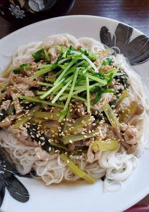 ごま油風味簡単さっぱりアレンジそうめん-レシピのメイン写真