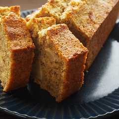รูปของ 桃と紅茶のしっとりパウンドケーキ