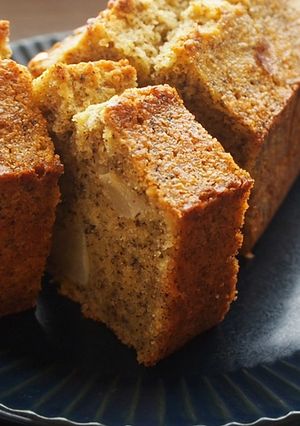 桃と紅茶のしっとりパウンドケーキ-レシピのメイン写真