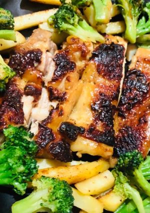 簡単！鶏の蒸し焼き焼き♡-レシピのメイン写真