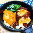 チーズヒレステーキとクリームスピナッチ