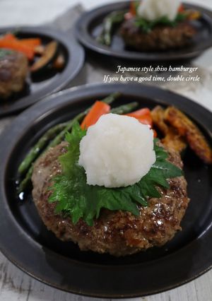 和風しそおろしハンバーグ-レシピのメイン写真