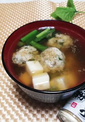 ホッケのつみれ汁✿粉山椒かけてみて♬-レシピのメイン写真