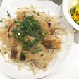 大葉とチーズ入りおろしポン酢がけ和風餃子