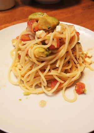 すぐ作るトマトの冷製パスタ-レシピのメイン写真