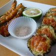 ゴーヤとししとうの海老詰め揚げ♪