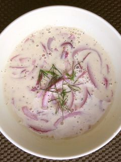 酢玉ねぎ+豆乳de簡単コンソメスープ-レシピのメイン写真