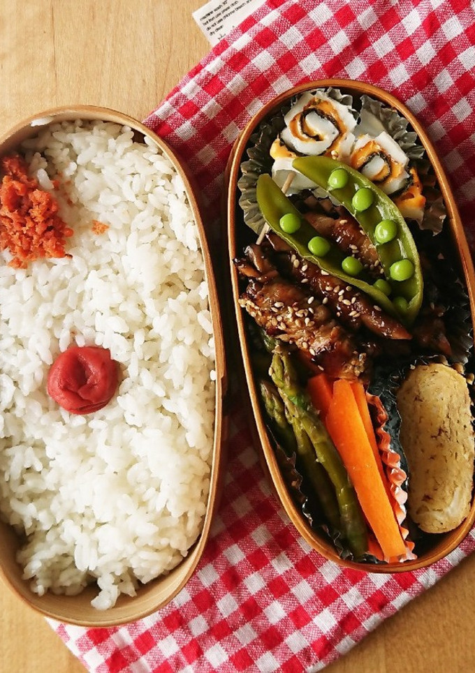 お弁当★まいたけ肉巻き★辛旨★作り置き-レシピのメイン写真