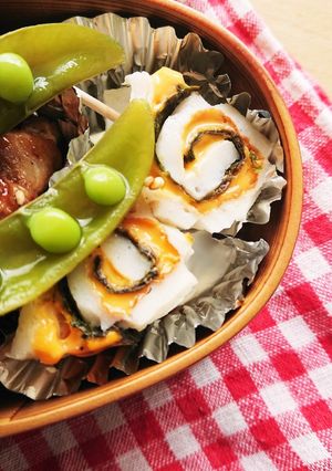 お弁当★梅のりチーズちくわ巻き★-レシピのメイン写真