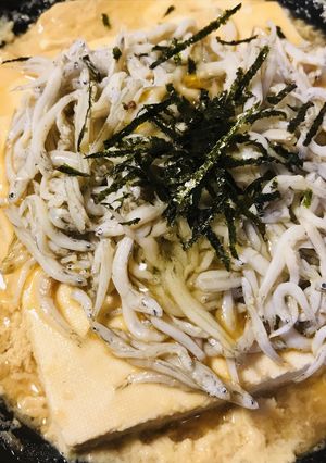 しらす＆玉子かけの湯豆腐-レシピのメイン写真