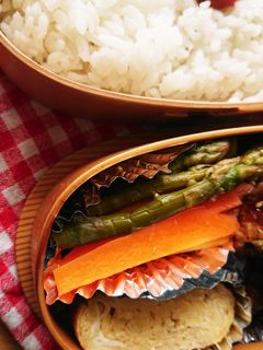お弁当★即席ピクルス★人参、アスパラ-レシピのメイン写真