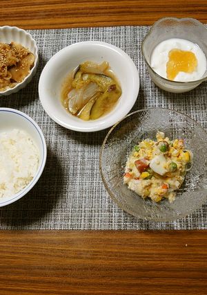 ヨウサマの減塩朝食基本的病院食の日12㊼-レシピのメイン写真