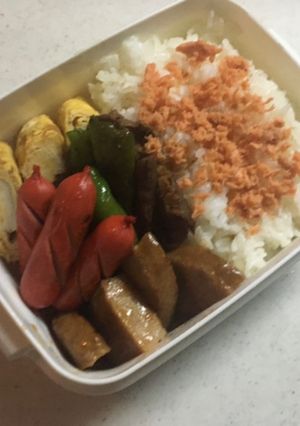 高校生お弁当（2020.8.3）-レシピのメイン写真