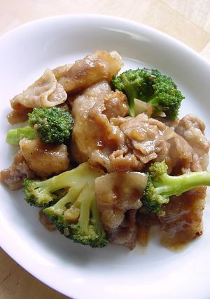 ブロッコリーと豚肉のあまから。-レシピのメイン写真