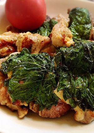 シソでさっぱり豚肉焼き-レシピのメイン写真