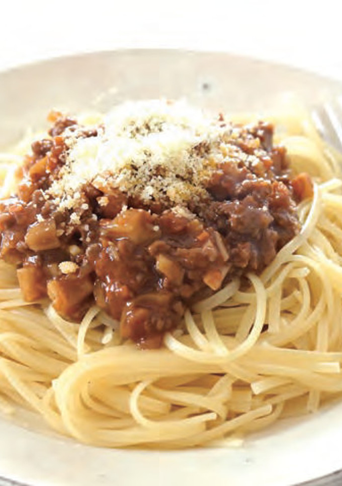 牛肉とれんこんのミートソース-レシピのメイン写真