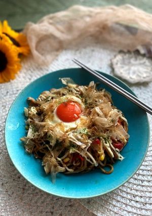 夏休みランチに～たまにはこってり焼きそば-レシピのメイン写真