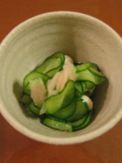 きゅうりとがりの酢の物-レシピのメイン写真