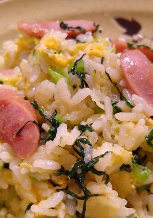いっぱい食べられる！小松菜チャーハン-レシピのメイン写真