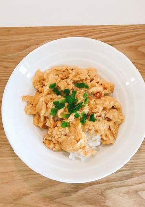 悪魔飯⁉️ズボラ飯⁉️ふわふわ卵丼‼️-レシピのメイン写真