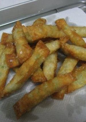 ☆餃子の皮でカリカリッ枝豆スティック☆-レシピのメイン写真
