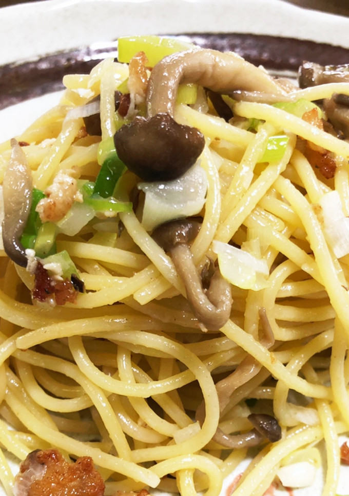 簡単★ささみとしめじの白だし和風パスタ-レシピのメイン写真