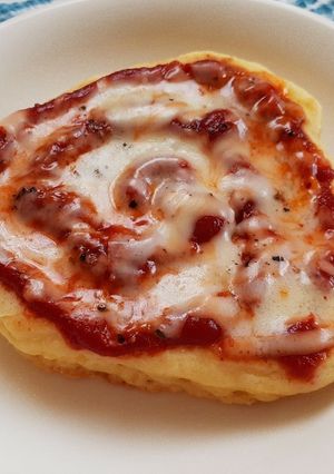 ピザ風ホットケーキ-レシピのメイン写真