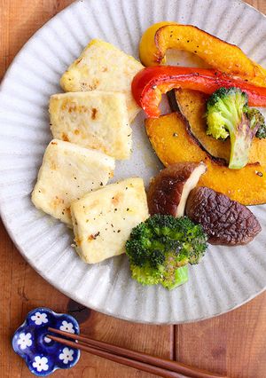 豆腐と野菜のひまわりオイルソテー-レシピのメイン写真