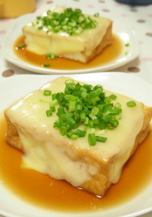 ２分で１品＠チンするだけの厚揚げチーズ-レシピのメイン写真