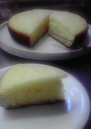 ご家庭の鍋でホットケーキミックスケーキ-レシピのメイン写真